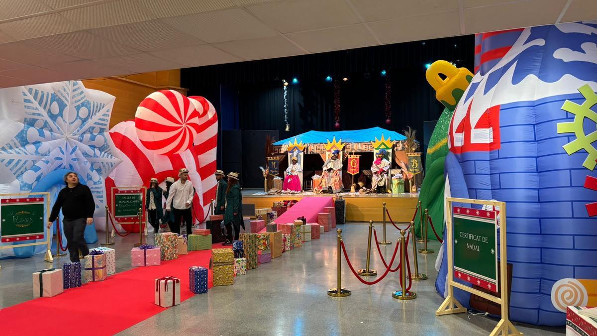 Los pajes recogieron cartas en Gilet este fin de semana.