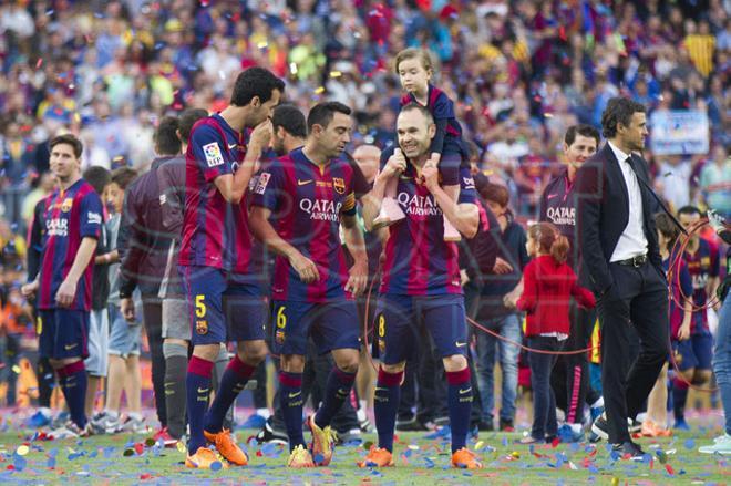 La celebración del FC Barcelona, en imágenes