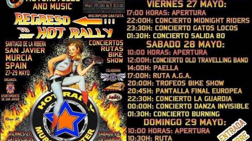 Cartel del Hot Rally 2016.