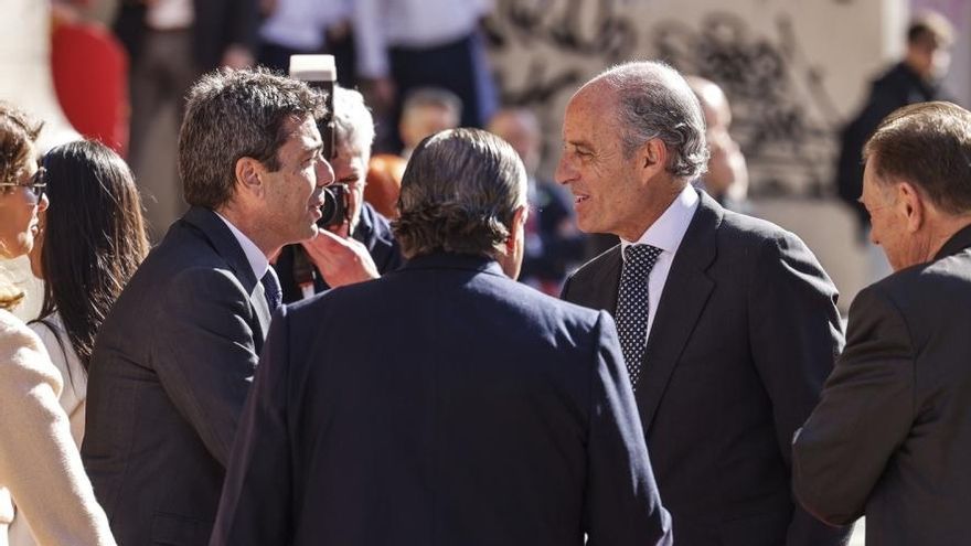 Carlos Mazón y Francisco Camps, en imagen de archivo