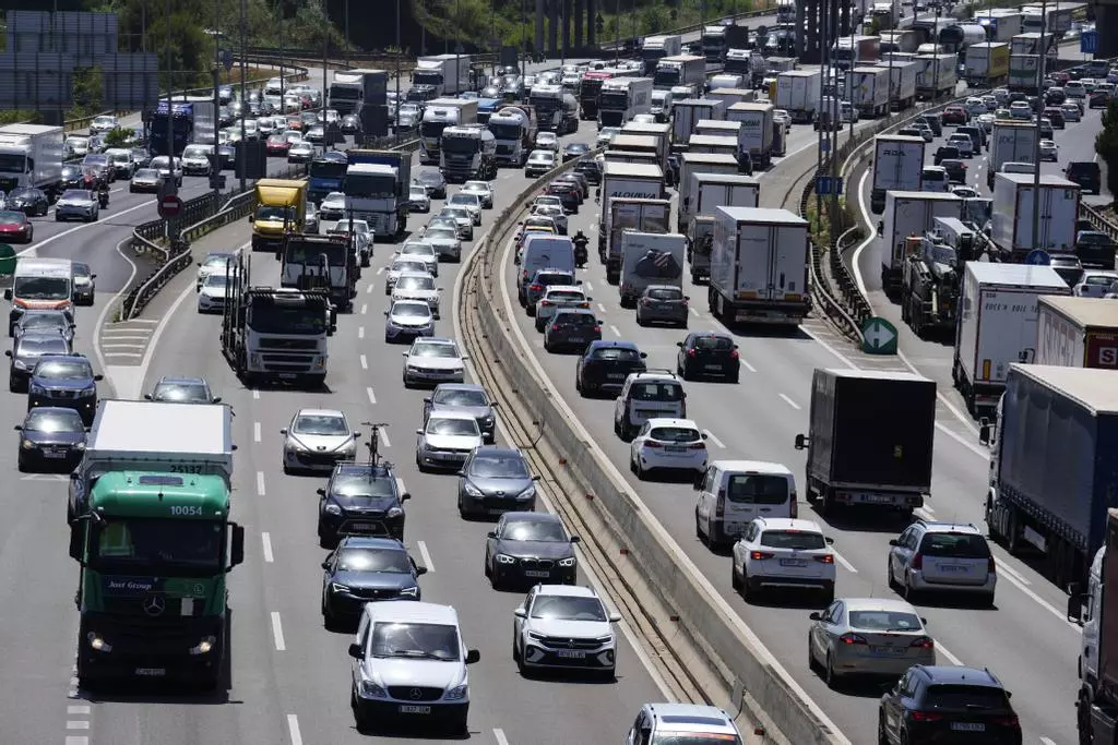 Atascos en Barcelona