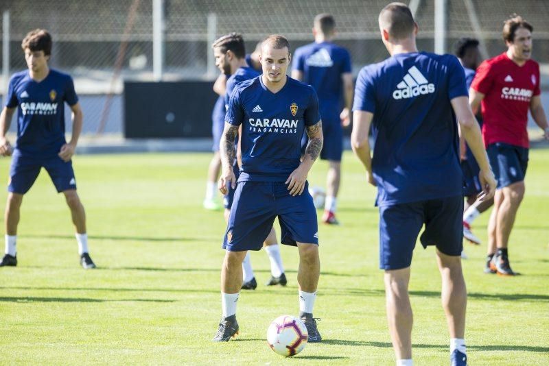 Primer entrenamiento del Real Zaragoza