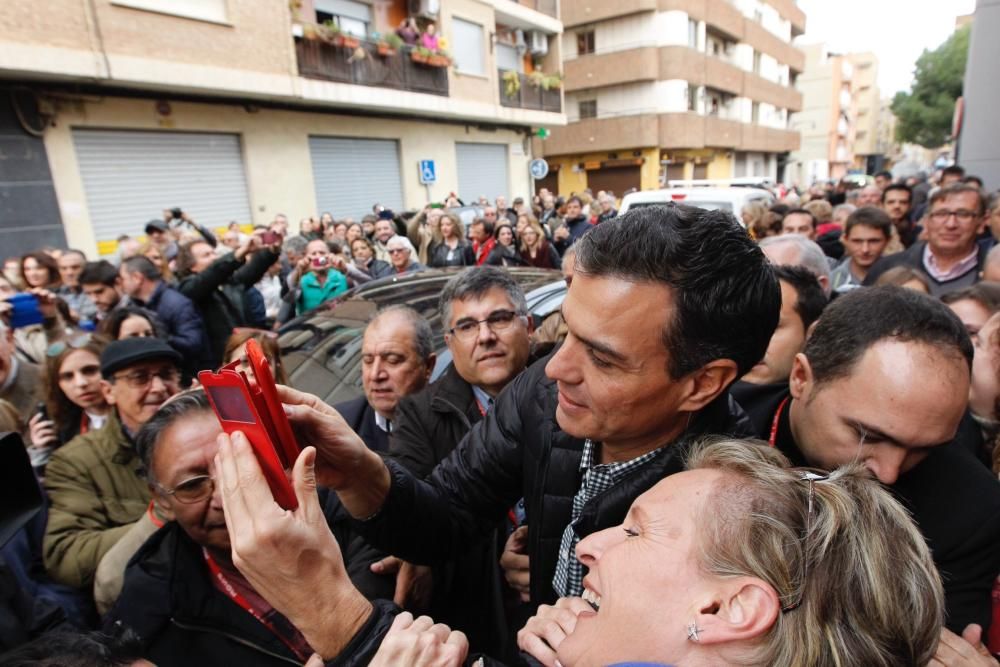 Pedro Sánchez reaparece en un acto en Xirivella