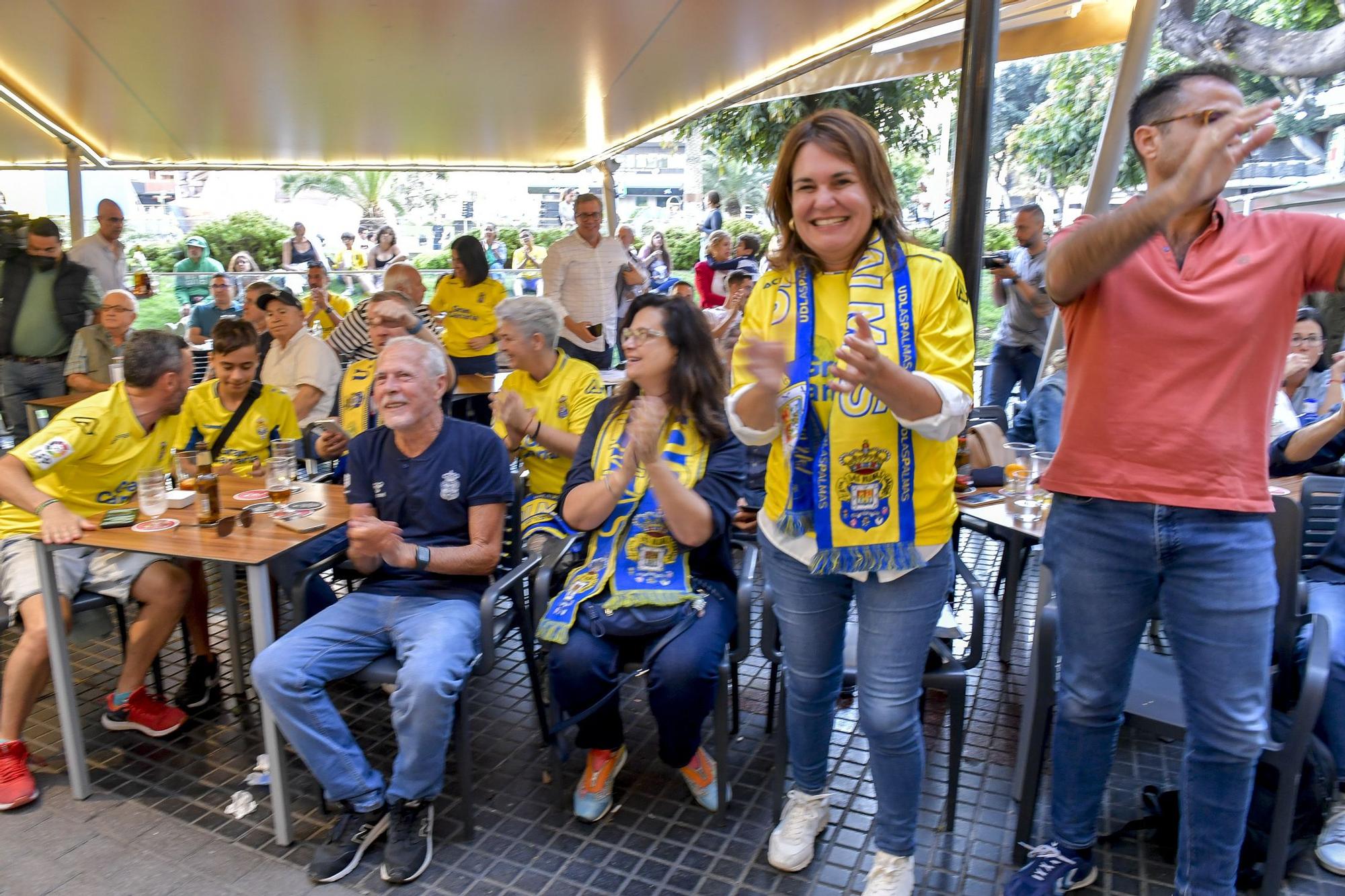 La ciudad vibró con la victoria de la UD Las Palmas contra el Cartagena