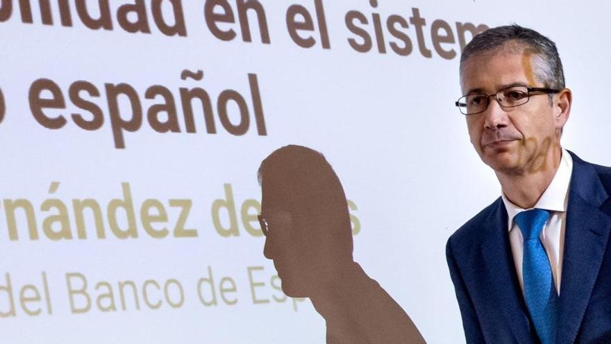 El gobernador del Banco de España, Pablo Hernández de Cos.