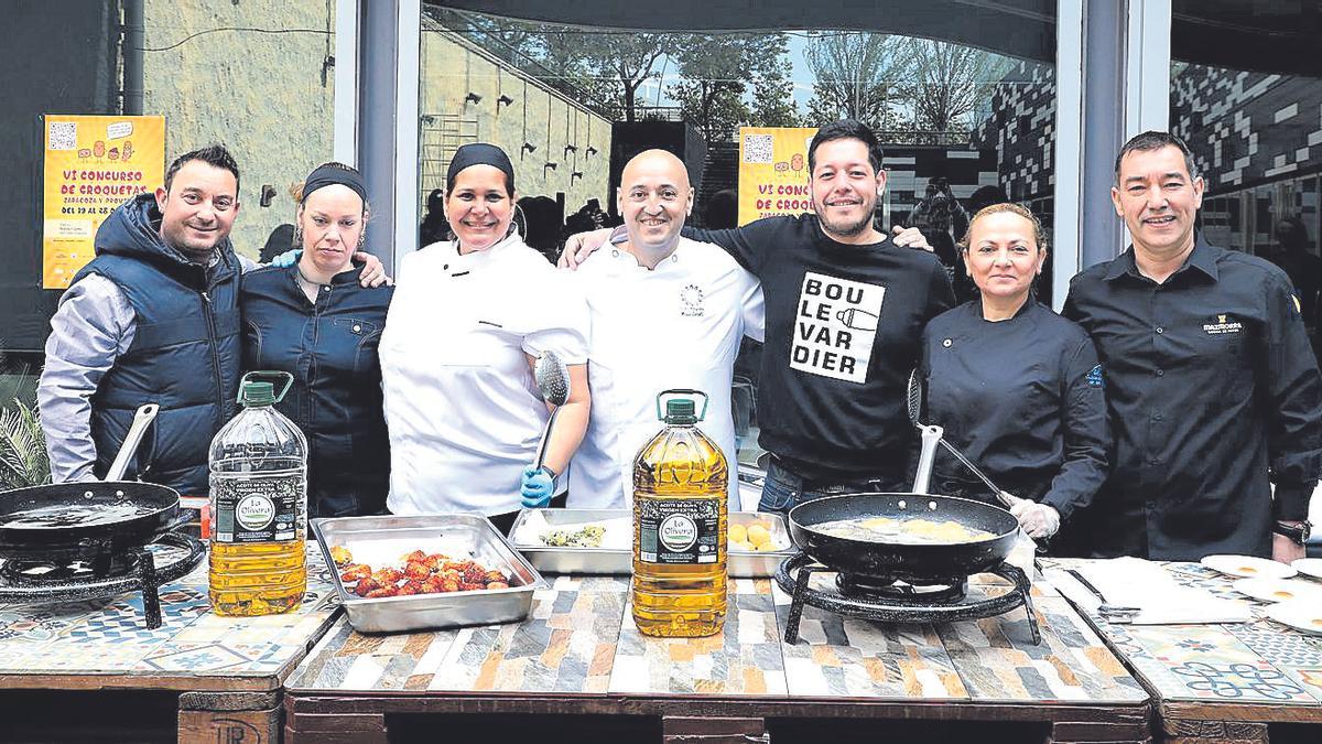 Algunos de los ganadores de 2023, Boulevardier, Dalai, El Truco y Mazmorra by Macera, en la presentación.
