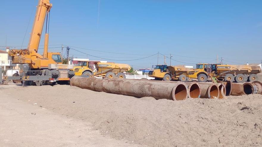 Cullera cierra hasta el 15 de junio las playas del Marenyet y Estany por las obras de regeneración
