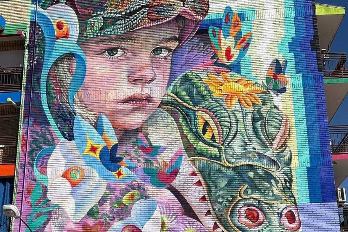 “Niños Perdidos”, de Murfin, candidato al mejor mural del mundo.