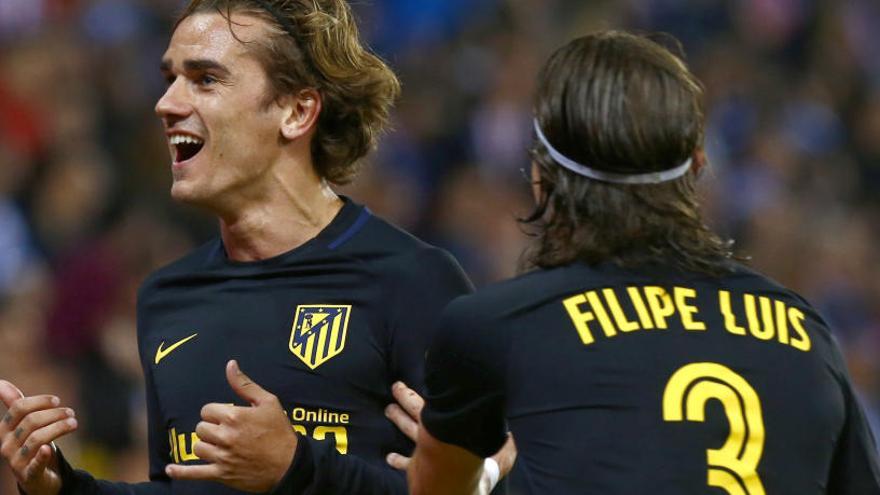 Griezmann celebra su gol