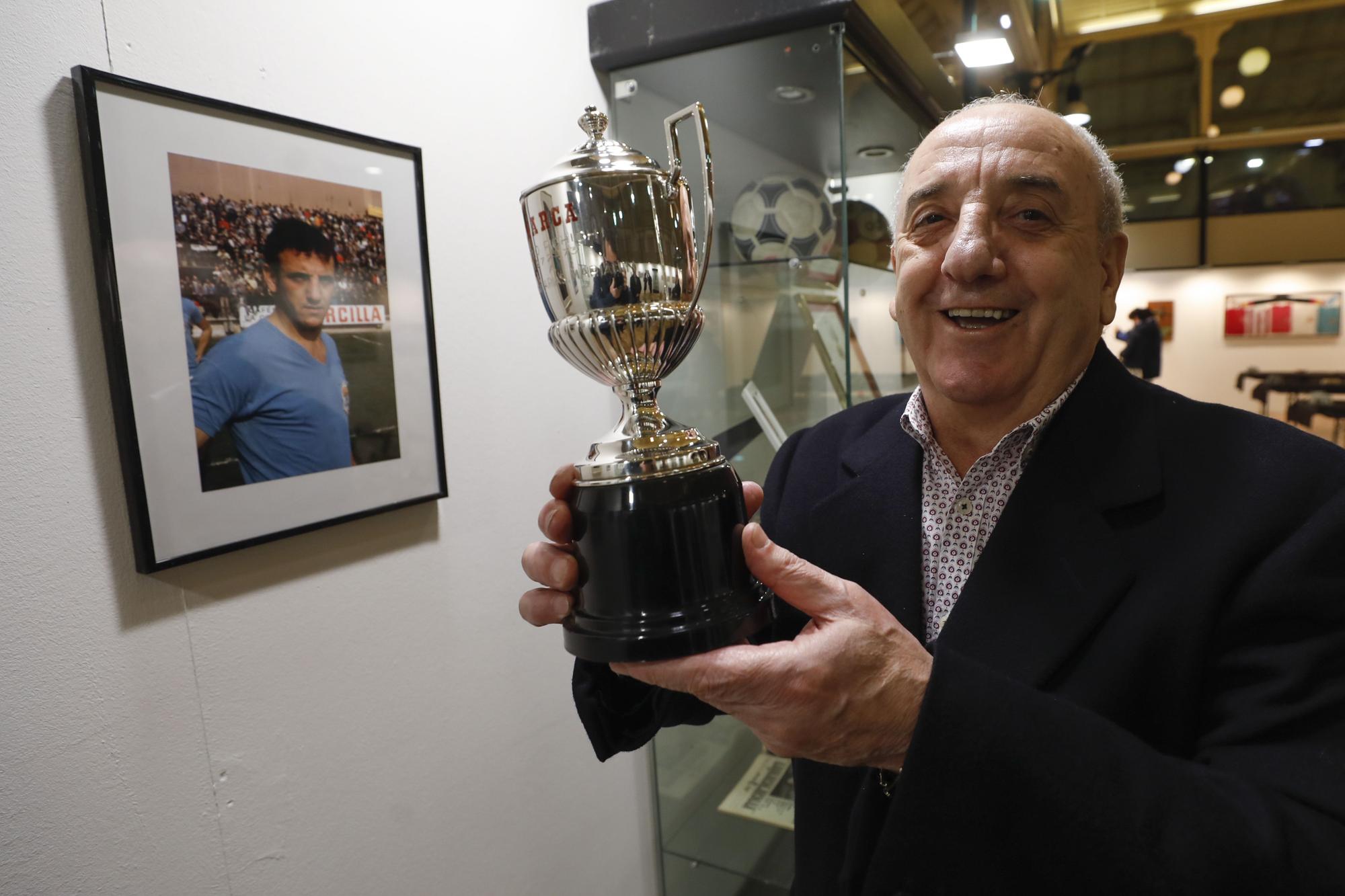 En imágenes: La Fundación Real Oviedo inaugura una exposición sobre la carrera de Marianín