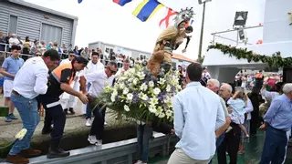Ponte Sampaio y Combarro honran a la patrona del mar