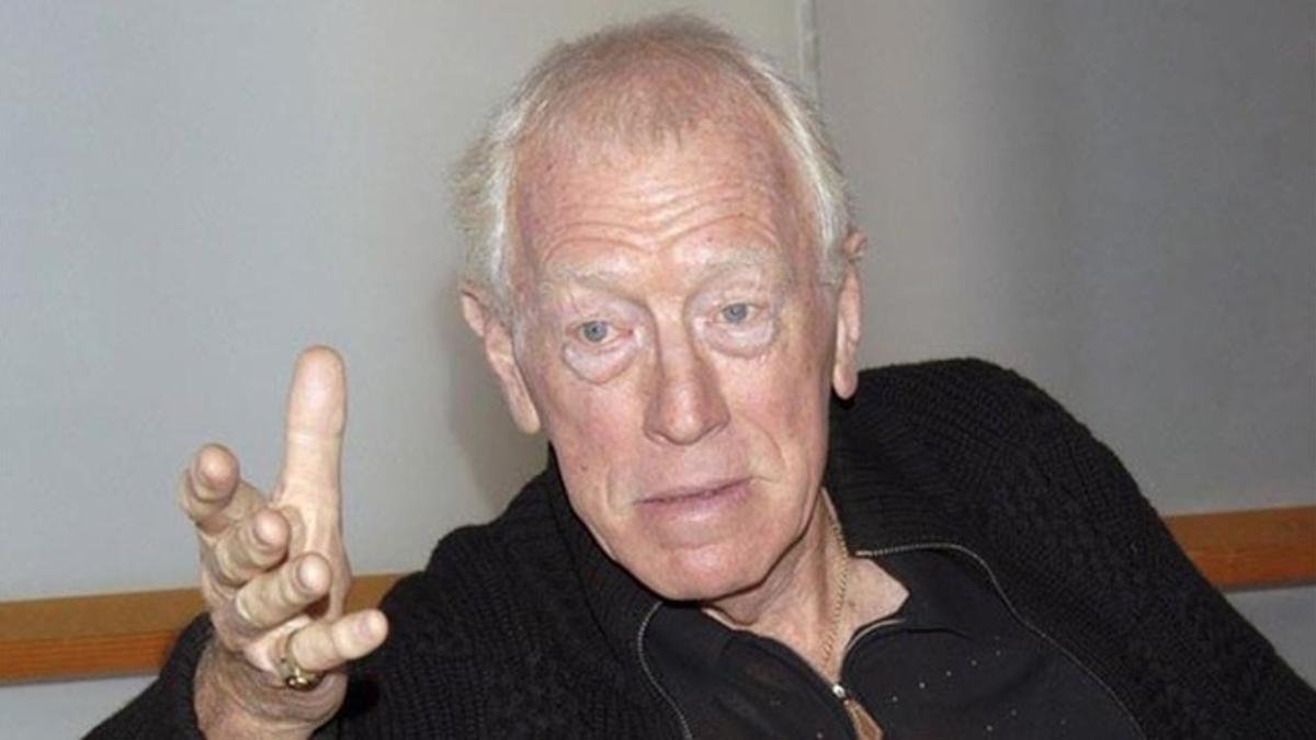 El actor Max Von Sydow