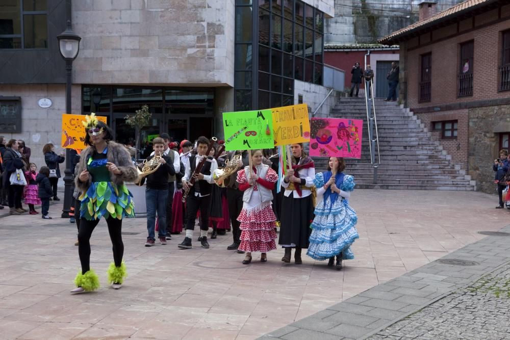 Desfile de Carnaval del Conservatorio de Música Valle del Nalón en Sama, Langreo