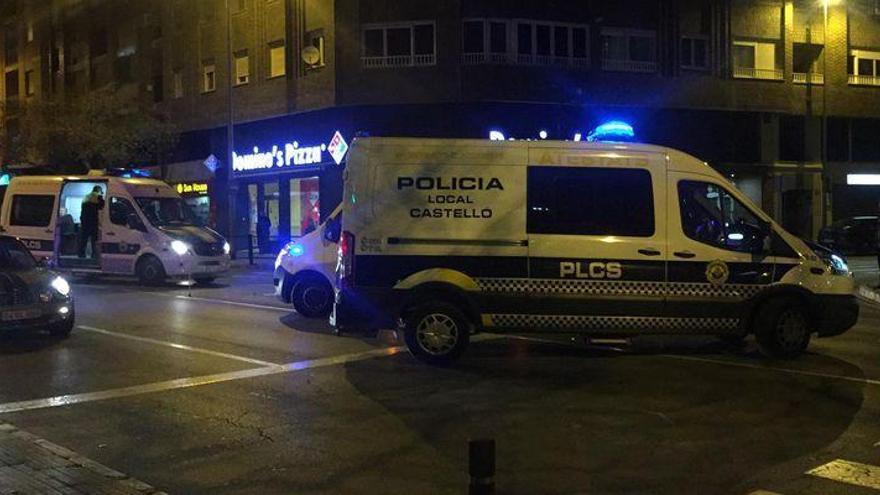 Un repartidor de pizza herido en un accidente en Castelló