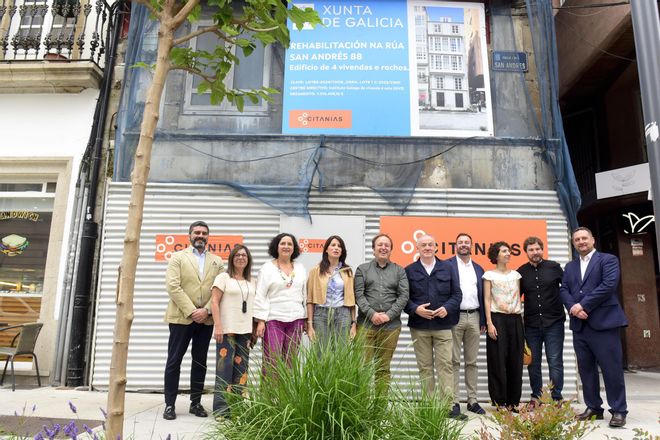 Presentación de la rehabilitación del edificio de San Andrés 88
