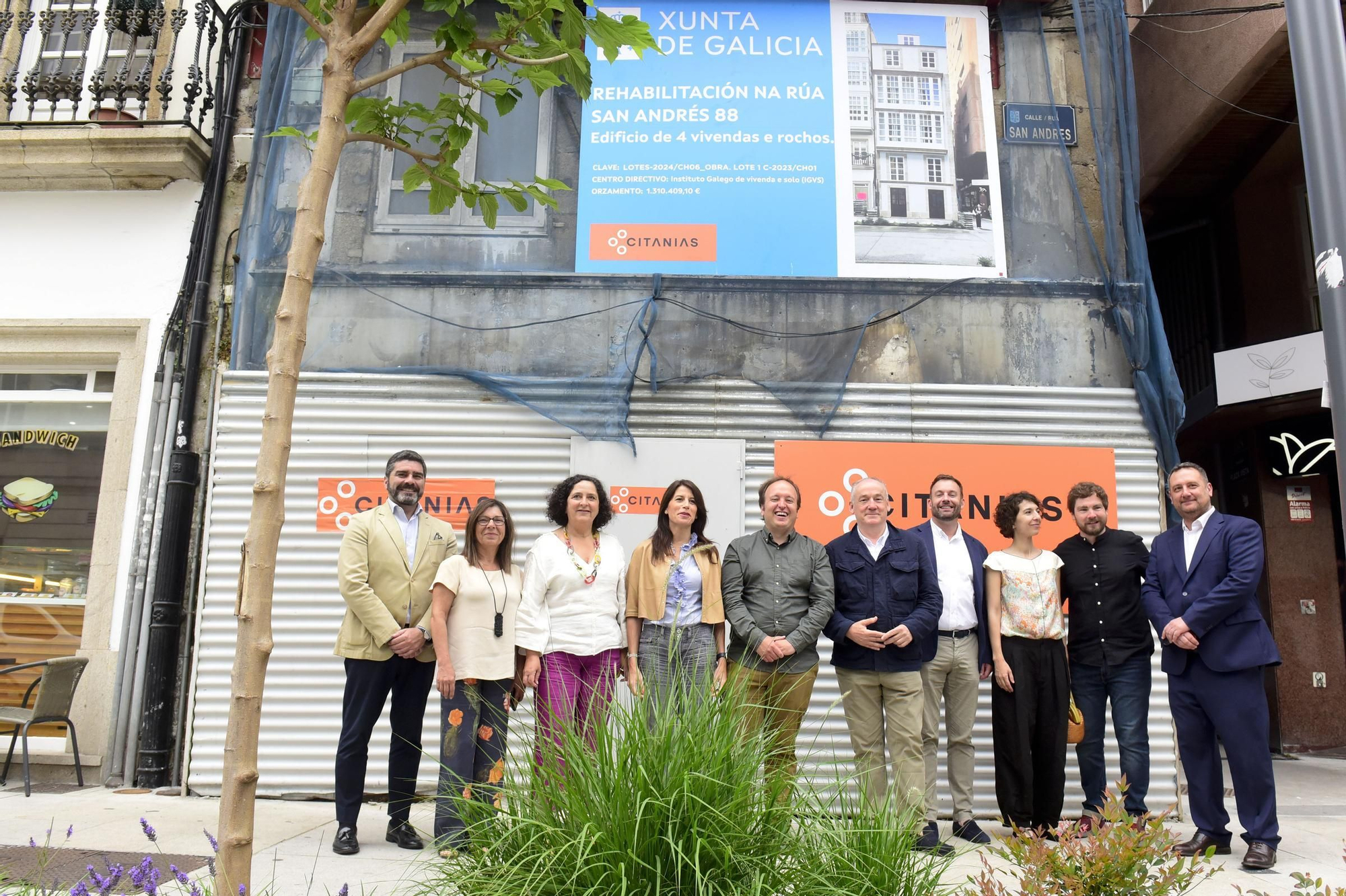Presentación de la rehabilitación del edificio de San Andrés 88
