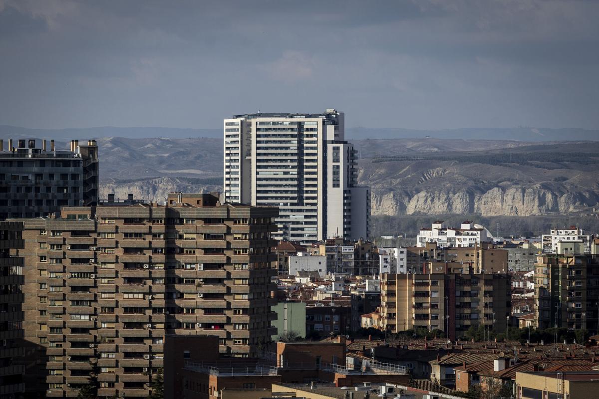 Panorámica del barrio de Delicias