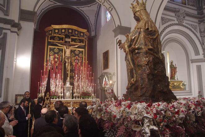 El traslado de la Virgen de la Victoria a San Juan, en imágenes