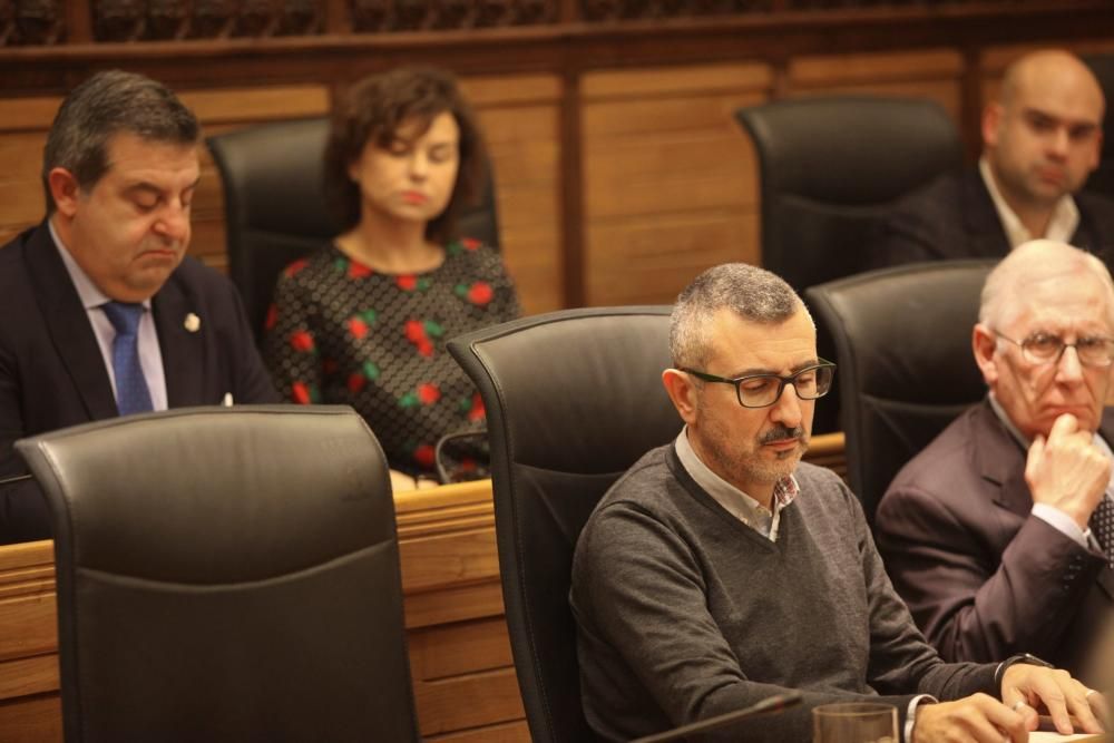 Pleno municipal en Gijón.