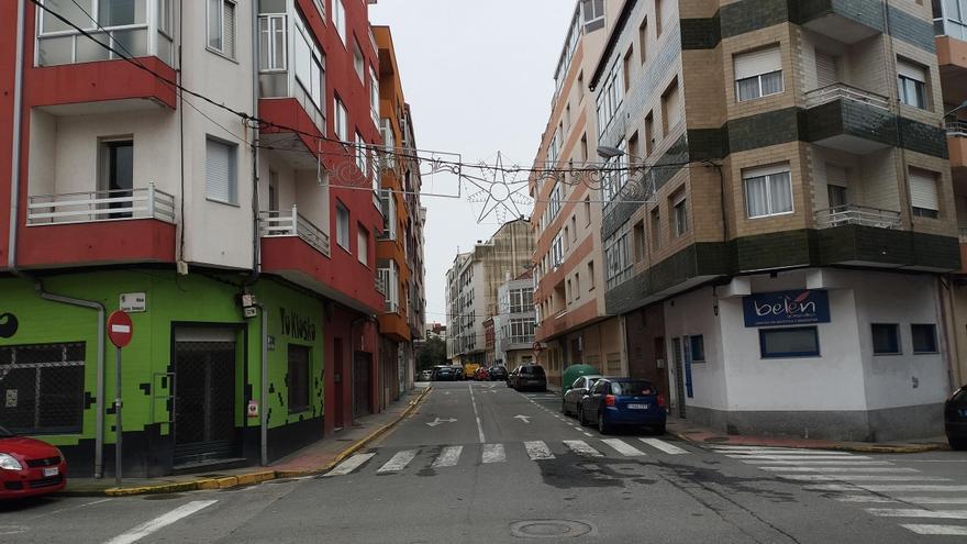 Vecinos de Os Duráns se quejan de la pobre iluminación navideña del barrio