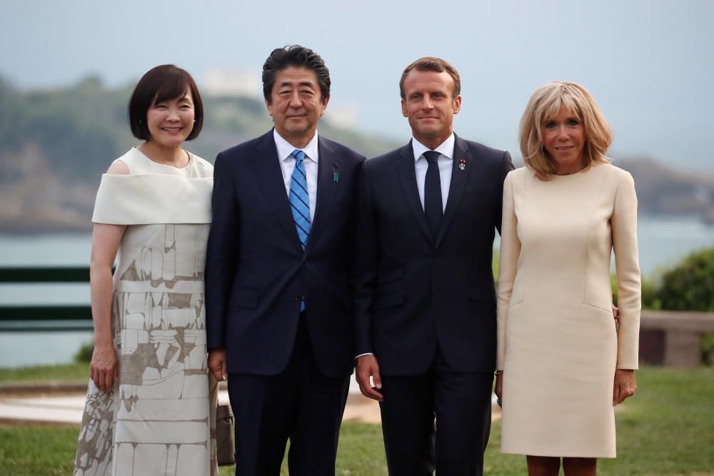 Los líderes llegan a la cumbre del G7.