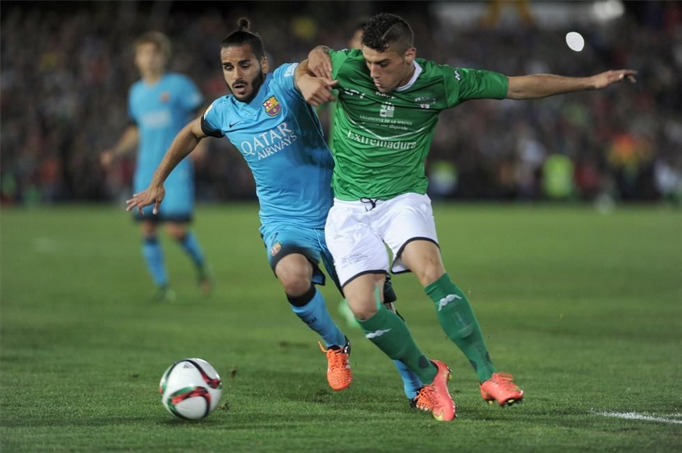 El partido Villanovense-Barça en imágenes