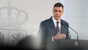 El presidente del Gobierno, Pedro Sánchez