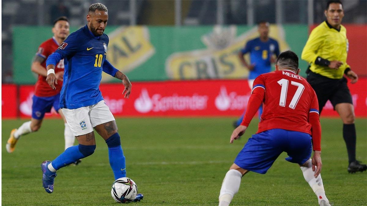 El resumen de la victoria de Brasil ante Chile (0-1)