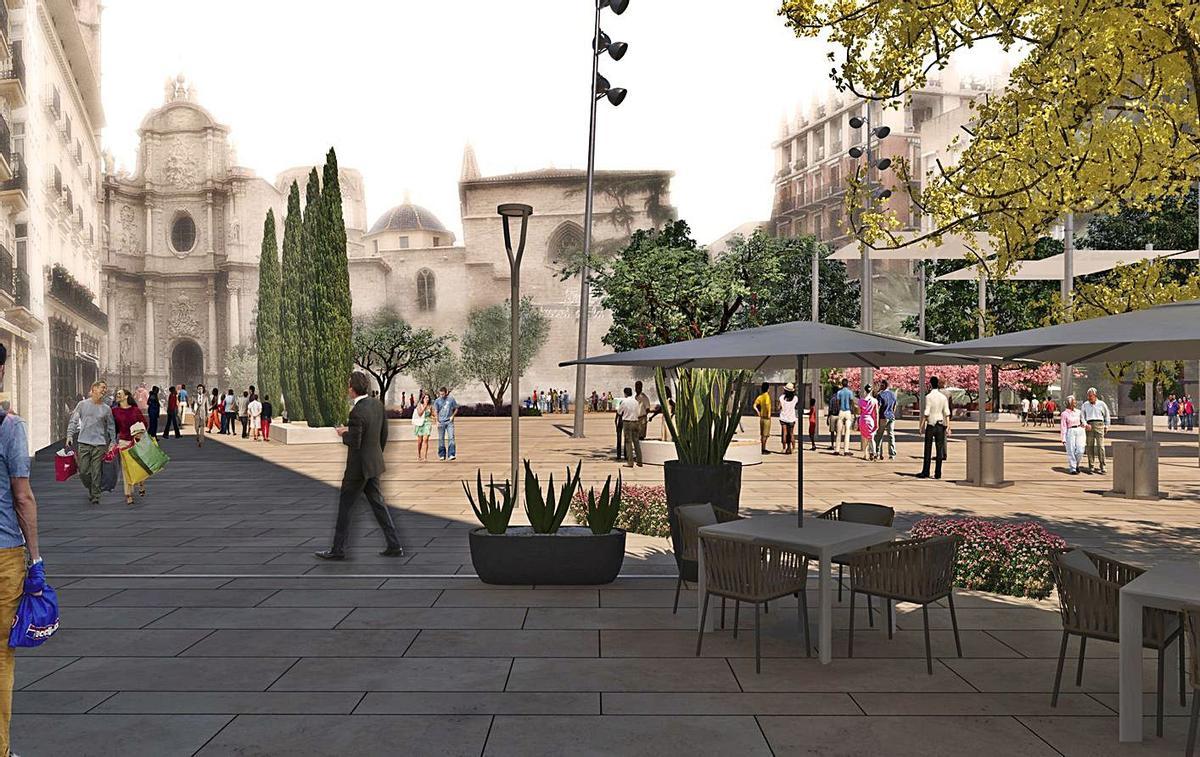 Valencia | Las obras de Brujas y La Reina obligan a levantar el centro ...