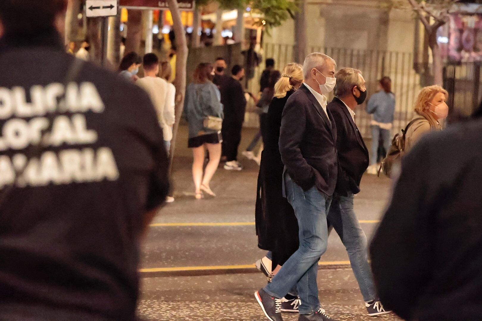 Dispositivo policial nocturno