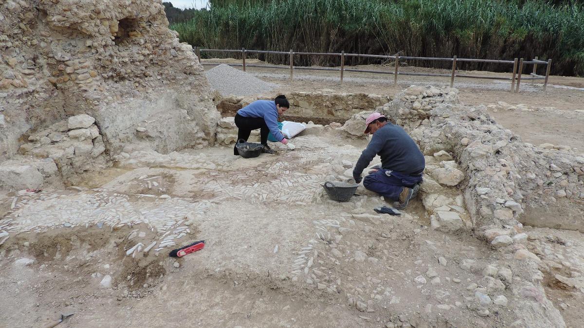 Excavación realizada en la mansión de Ildum, en Vilanova d’Alcolea.