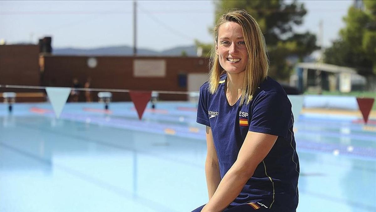 Mireia Belmonte, antes de partir al Mundial