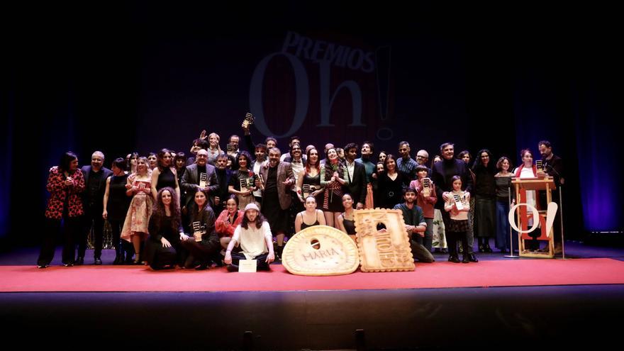 EN IMÁGENES: Entrega de los premios &quot;Oh!&quot; de artes escénicas en el Teatro Jovellanos