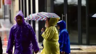El temporal de lluvia deja en la provincia de Málaga casi 80 litros