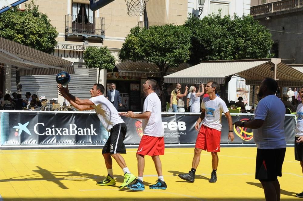 Baloncesto 3x3 en la Plaza Belluga