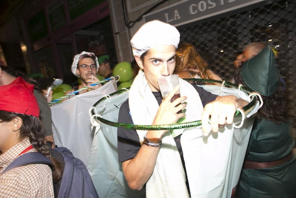 Carnaval de noche en Luanco