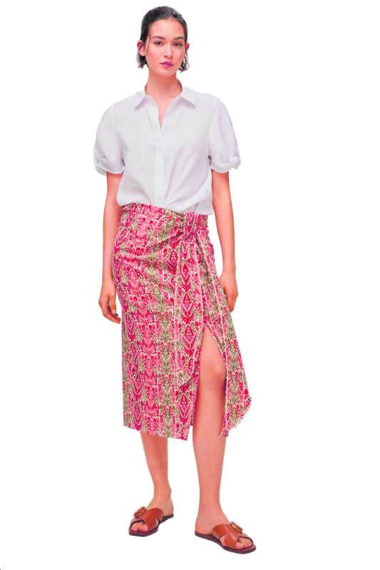 Falda pareo de Pedro del Hierro.