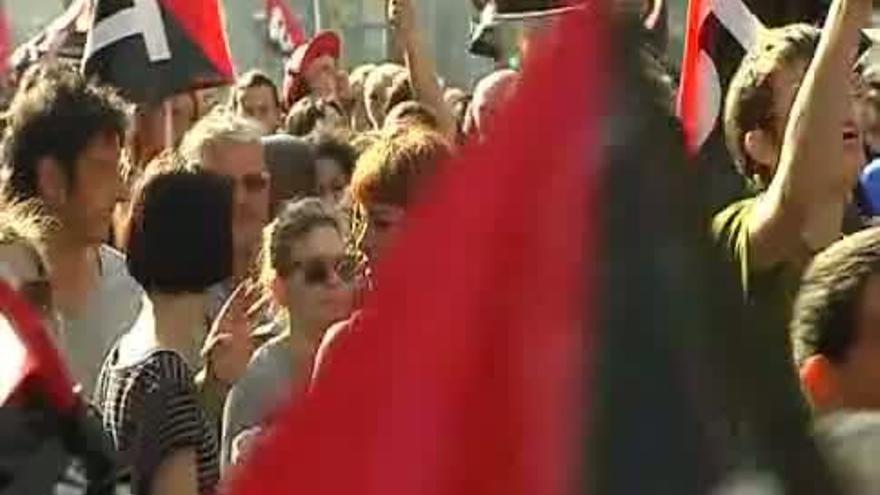 29-M: Masiva manifestación en Barcelona