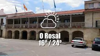 El tiempo en O Rosal: previsión meteorológica para hoy, lunes 15 de junio