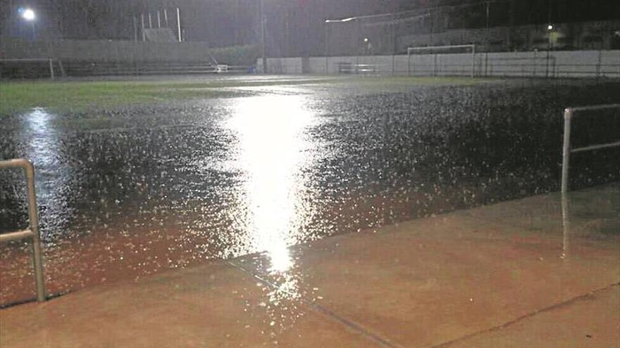 Se suspende el fútbol provincial por la lluvia