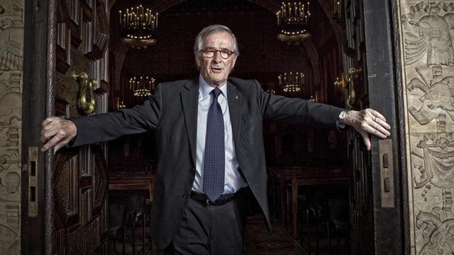 Xavier Trias, en el Ayuntamiento de Barcelona.