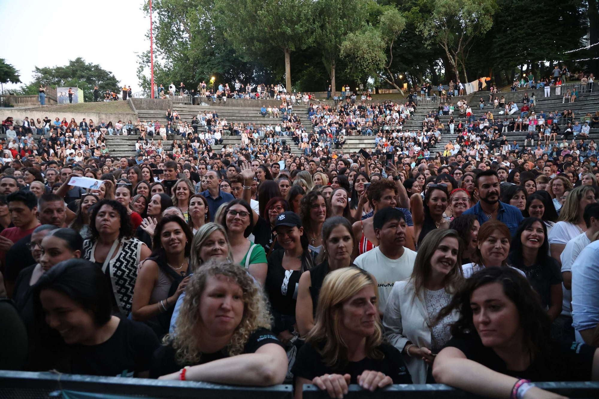 Concierto de Luis Fonsi en el parque de Santa Margarita, en el ciclo Son do Nordés