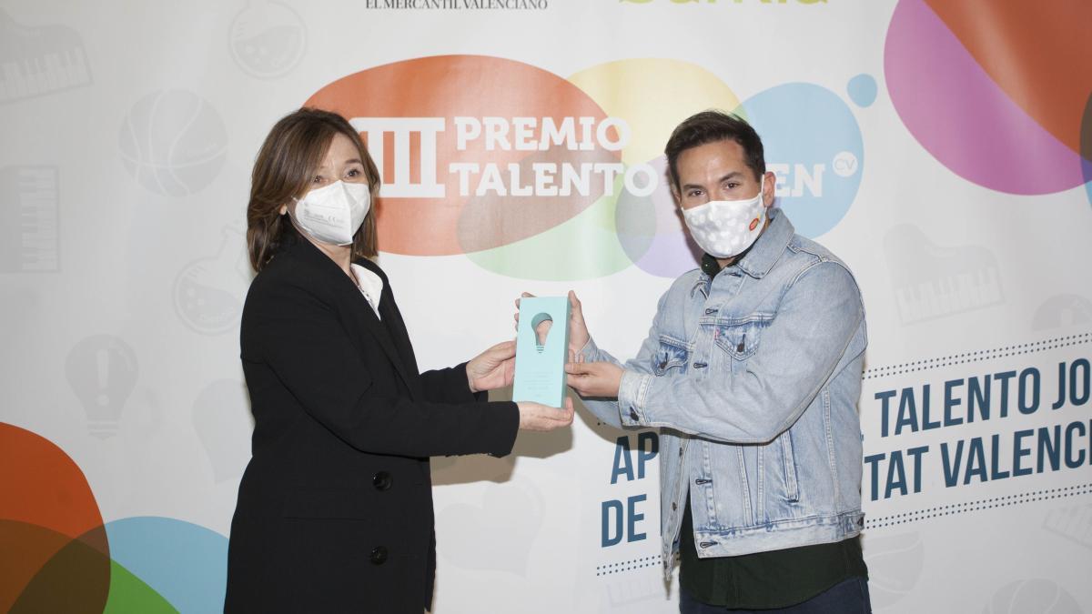 Adrián Ferrer, ganador de la pasada edición de Talento Joven en Acción Social.