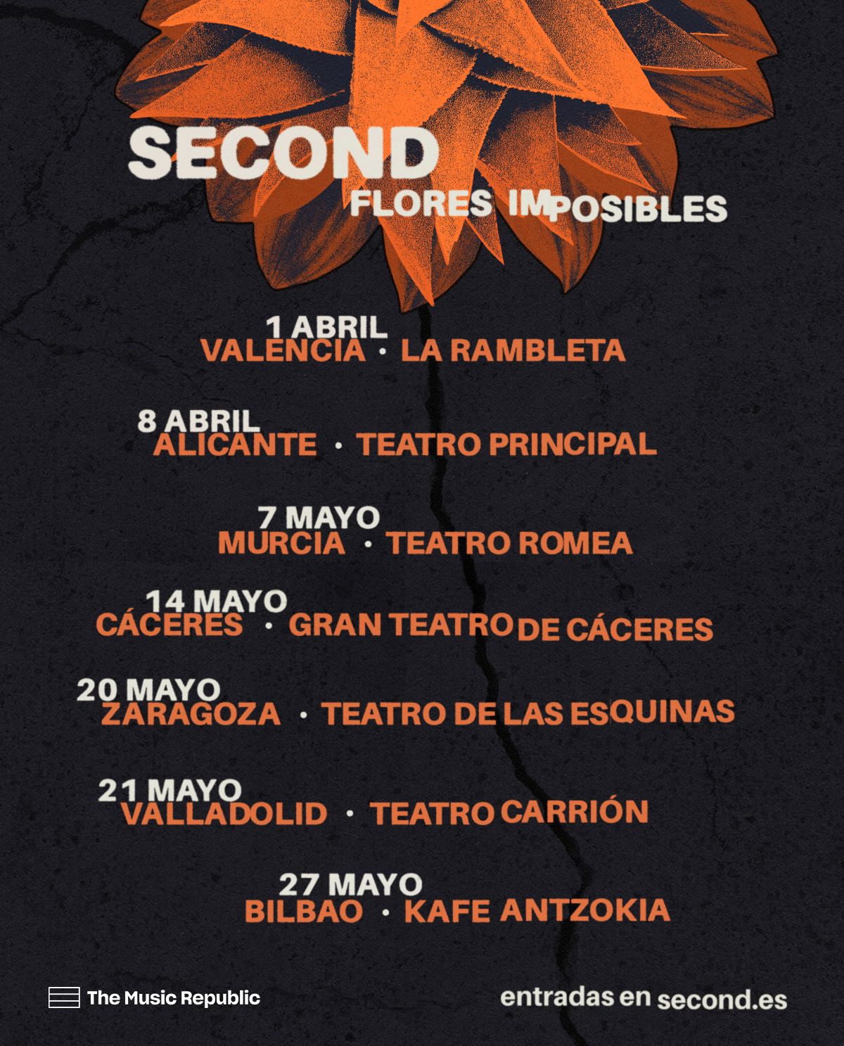 La nueva gira de Second.