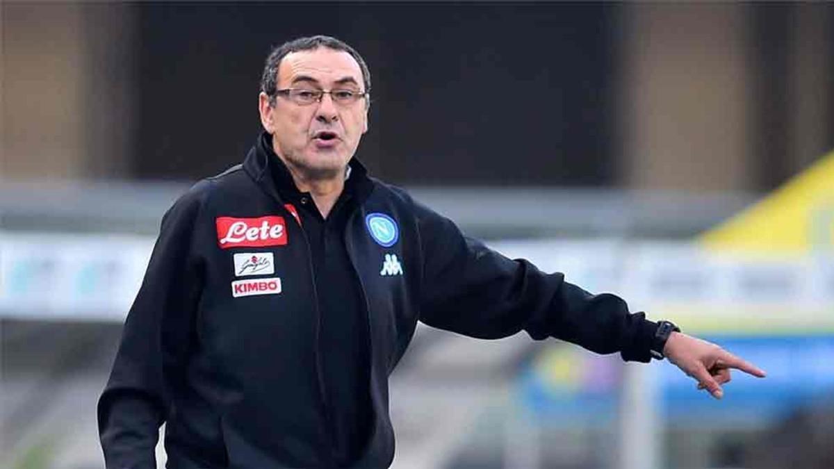 Sarri, entrenador del Nápoles