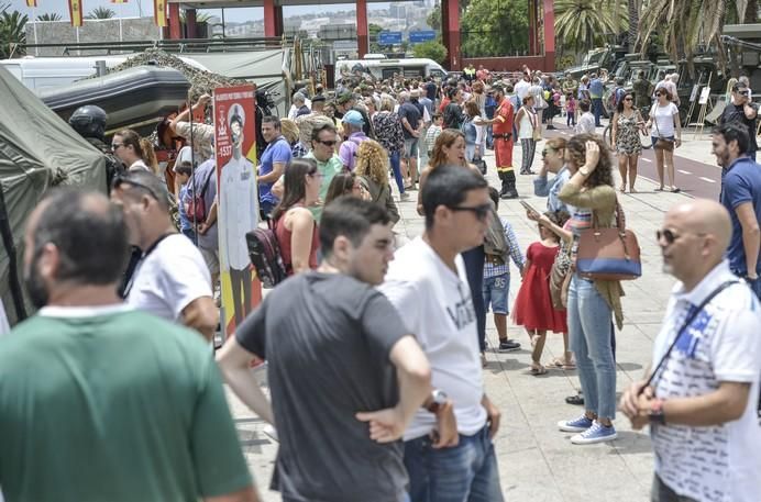 LAS PALMAS DE GRAN CANARIA A 03/06/2017. Día de las Fuerzas Armadas en Plaza de las Islas Canarias. FOTO: J.PÉREZ CURBELO