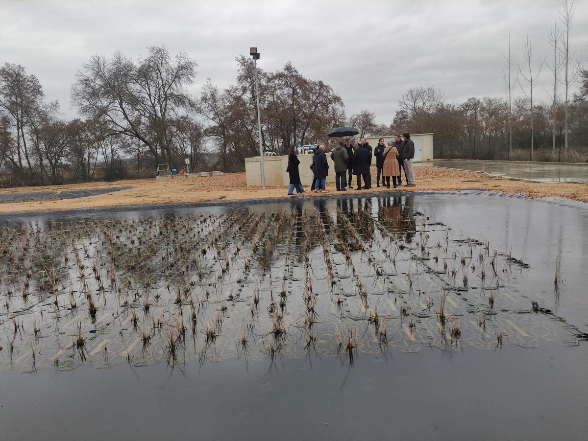 Visita a la depuradora de Morales del Rey.