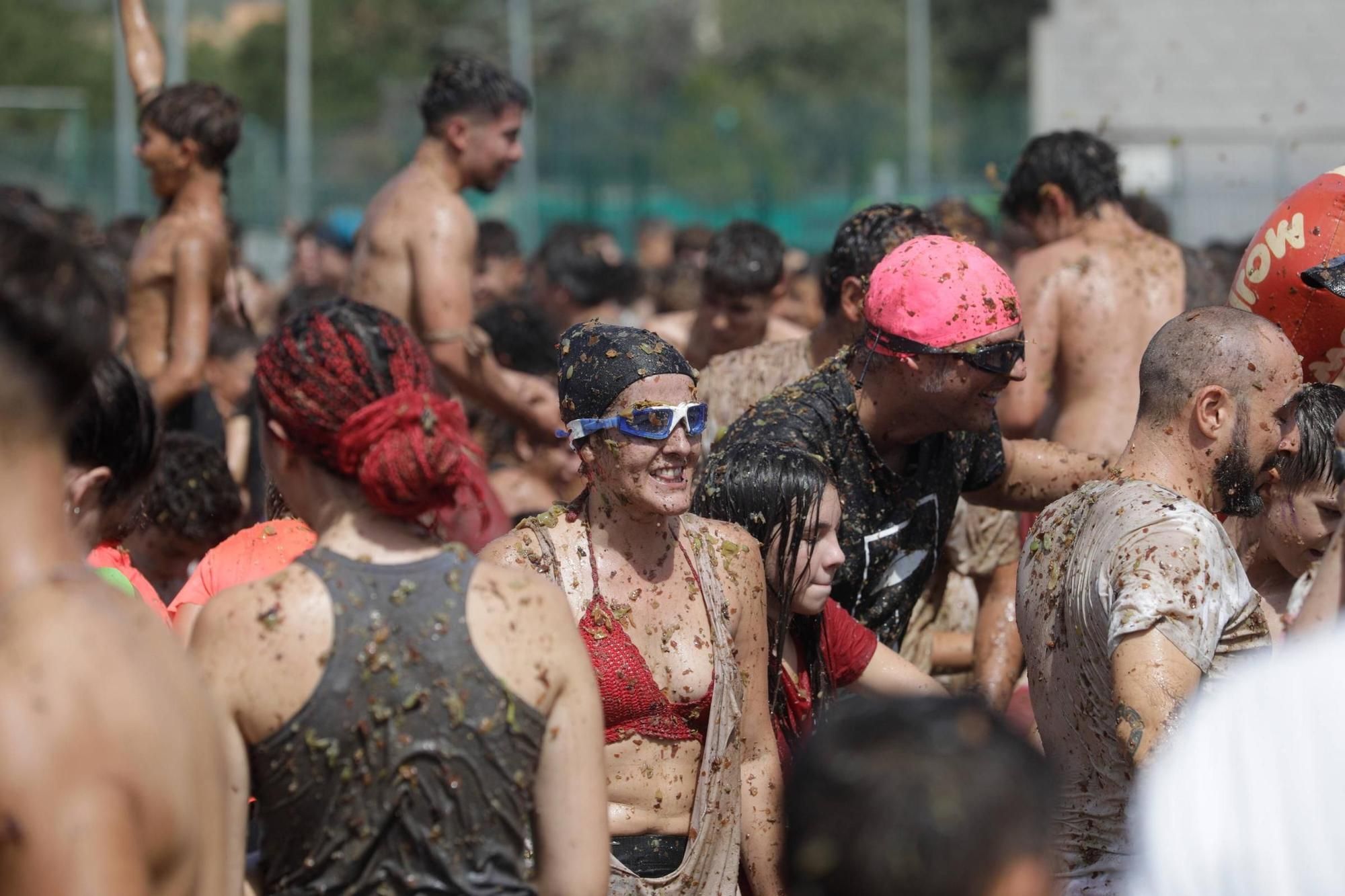 Attacke! Die wilde Traubenschlacht von Mallorca nimmt Binissalem ein