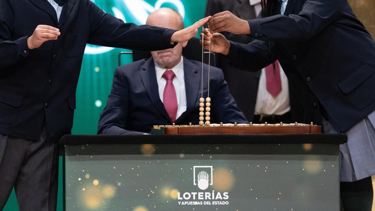 Sorteo de la Lotería de Navidad de 2023.