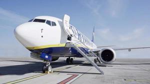 Un avión de Ryanair en una imagen de archivo.